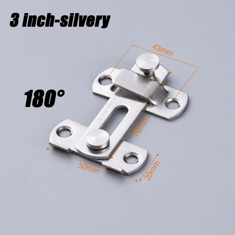 Sliding Barn Door Latch Sliding Right Angle Door Latch Door Bolt Wine Cooler Closet Window Door Latch Plug Baby Safety Latch Beauty World Shop