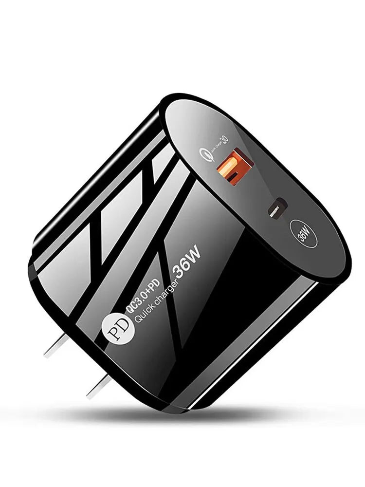 Pd 36w Usb Charger Quick Charge 3.0 Fast Phone Wall Charger Adapter For Iphone 13 12 Pro Ipad Huawei Xiaomi Samsung Beauty World Shop