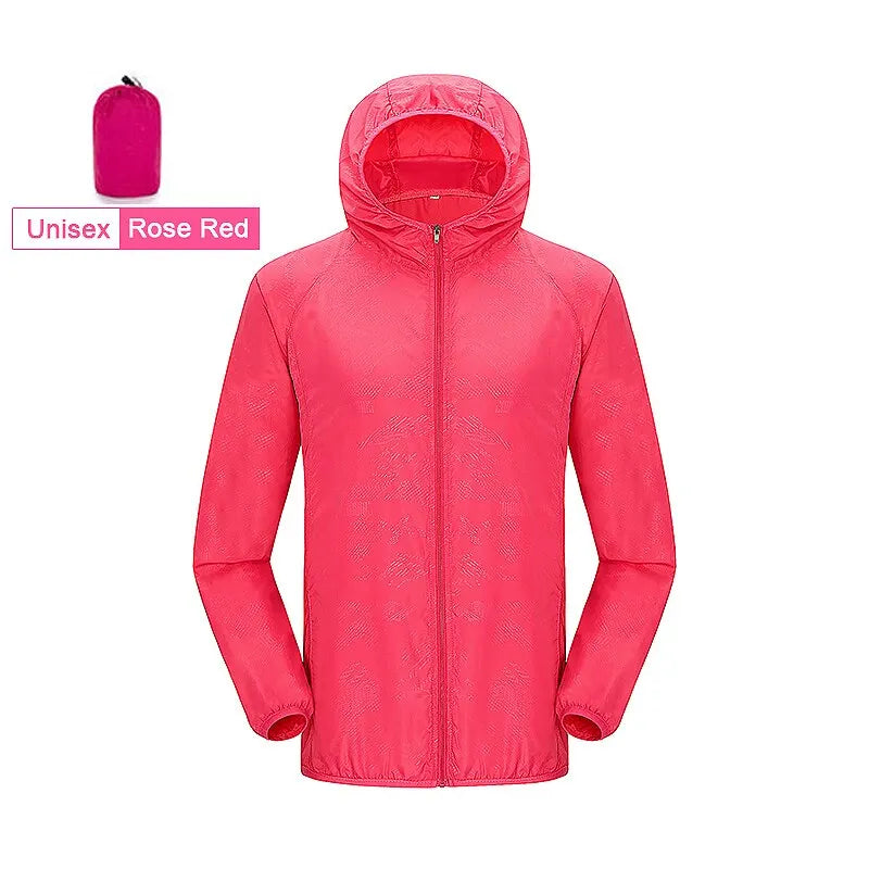 LNGXO Unisex Hiking Jacket Men Women Waterproof Quick Dry Camping Windbreaker Trekking Fishing Rain Coat Outdoor Anti UV Clothes Beauty World Shop