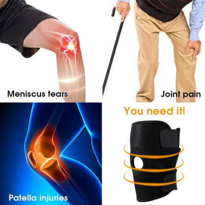 1PC sports and fitness knee pad, knee cap with adjustable knee support Beauty World Shop