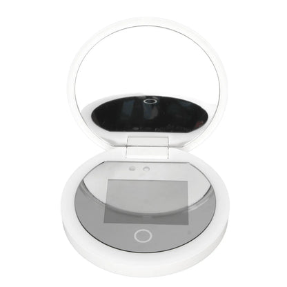 UV Mirror Sunscreen Testing Camera with Light 2X Magnification Travel Makeup 3.5in Pocket Size L Beauty World Shop