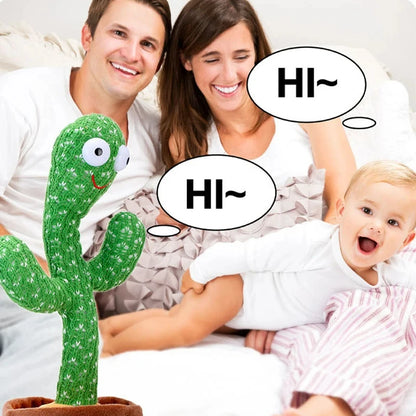 1pc Dancing Cactus Toy,Repeat Talking ,Song Speaker Wriggle Dancing Sing Talk, Plushie Stuffed ,Interaction and Decoration Beauty Fashion