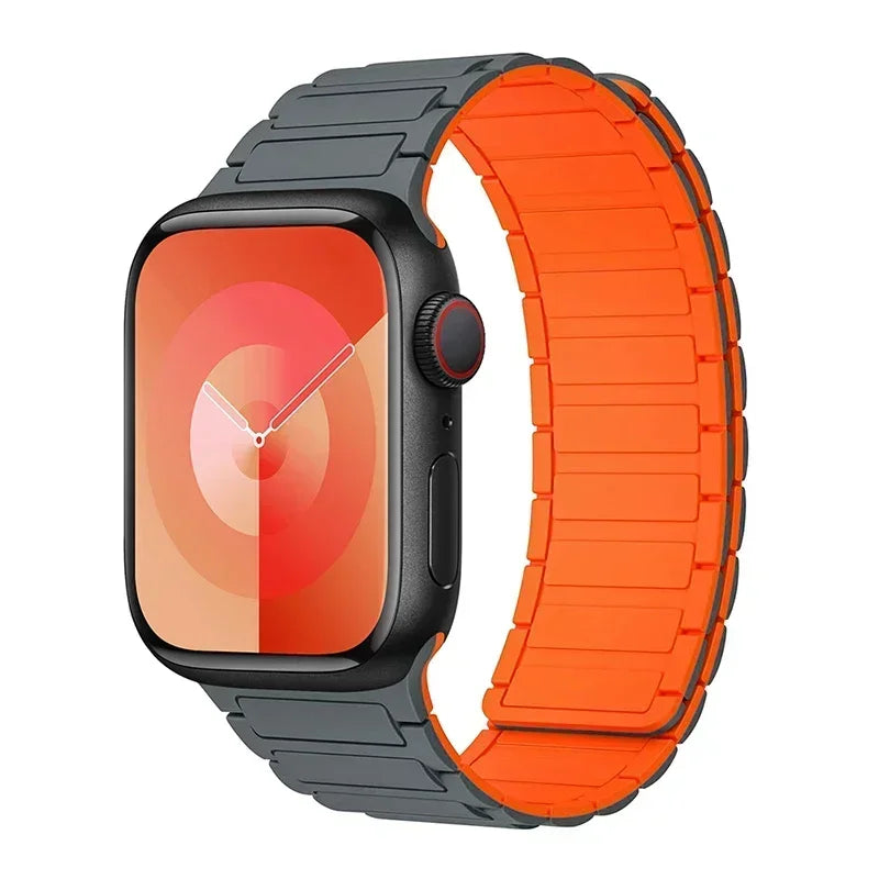 Magnetic Loop for Apple Watch Bands 44mm 40mm 49mm 45mm 41mm 38mm Silicone Bracelet iWatch Series 9 8 7 6 5 4 3 Se ultra 2 strap Beauty World Shop