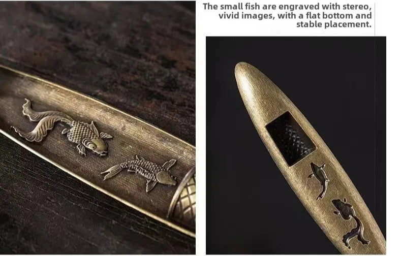 Creative Incense Holder Aromatherapy Ornament Incense Holder Boat Old Men Fishing Japanese Style Incense Stick Burner Home Decor Beauty World Shop