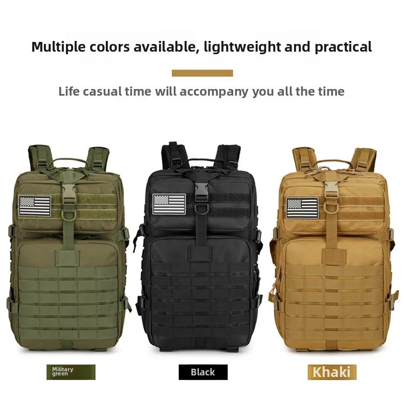 Adjustable Shoulder Straps Hiking Backpack Zipper Closure Travel Sports Camping Mountaineering Cycling Outdoor Unisex Foldable L Beauty World Shop