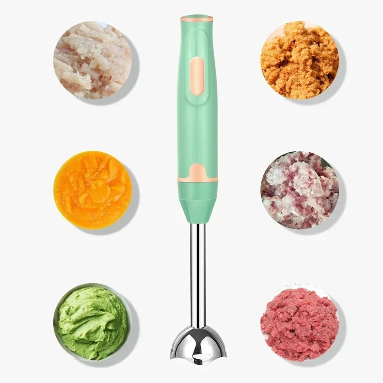 HOMEFISH Immersion Hand Stick Blender Electric Food Vegetable Grinder Handheld Stick Mixer for Smoothies Sauces Beauty World Shop