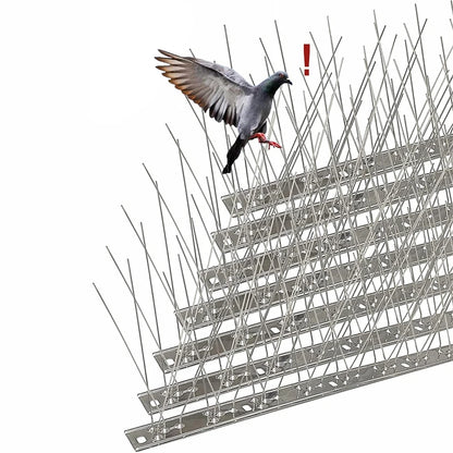 Bird Spikes Repellent Supplies Against Pigeons Crows Repeller Outdoor Defense Scare Birds Garden Scarecaper Outside Anti Gadgets Beauty World Shop