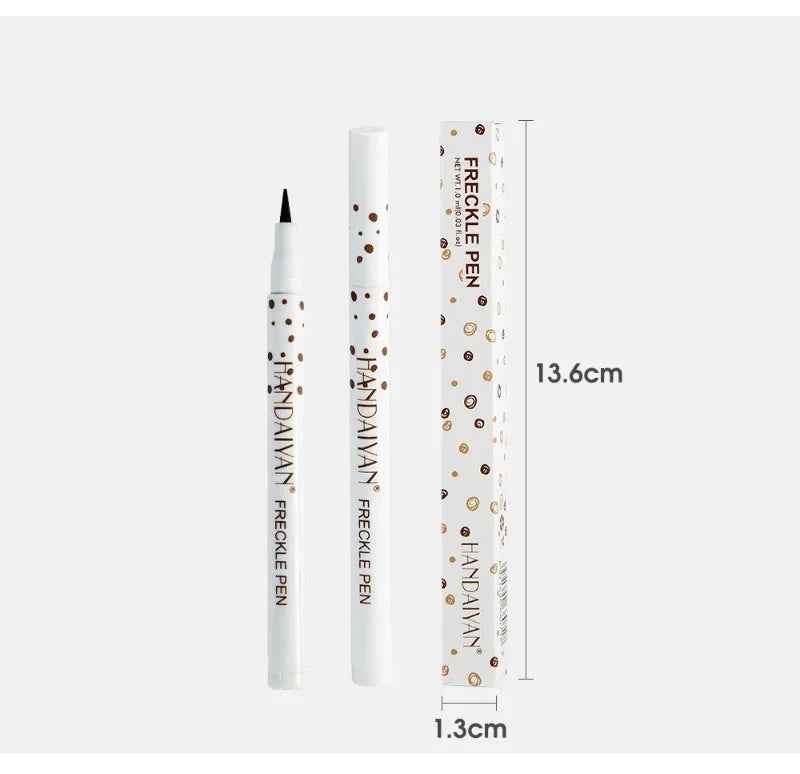 1PC Face Fake Freckles Pen Natural Waterproof Lifelike Fake Freckles Pen for Long Lasting Look Dot Spot Pen Makep Tool Cosmetic Beauty World Shop