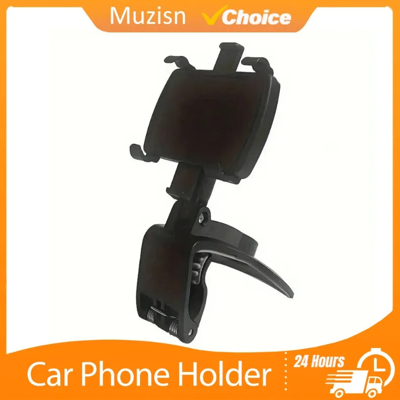 2025 New Universal 360° Rotation Car Phone Holder Stand Dashboard Car Clip Mount GPS Bracket Car Mobile Phone Support in Car Beauty World Shop