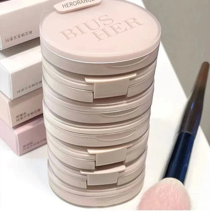 HERORANGEHR526 Monochromatic Blush Is Waterproof, Sweat-proof, Colorfast, and Durable. Six Colors Are Available. Beauty World Shop