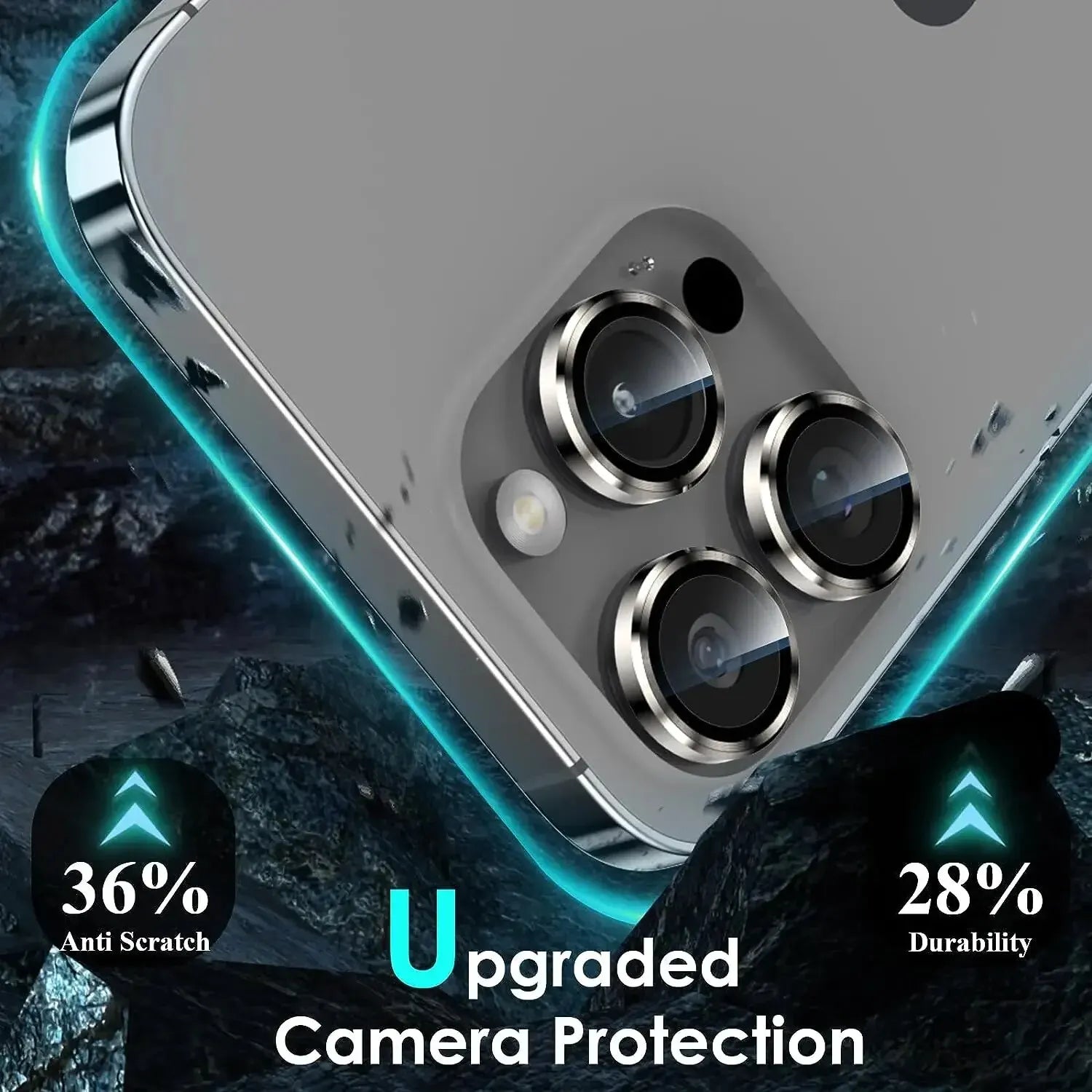 3-2pcs Camera Lens Protector For iPhone 12 13 14 15 Pro Max 13 Mini Metal Ring Protector Glass Camera Lens For iPhone 15 Pro Max Beauty World Shop