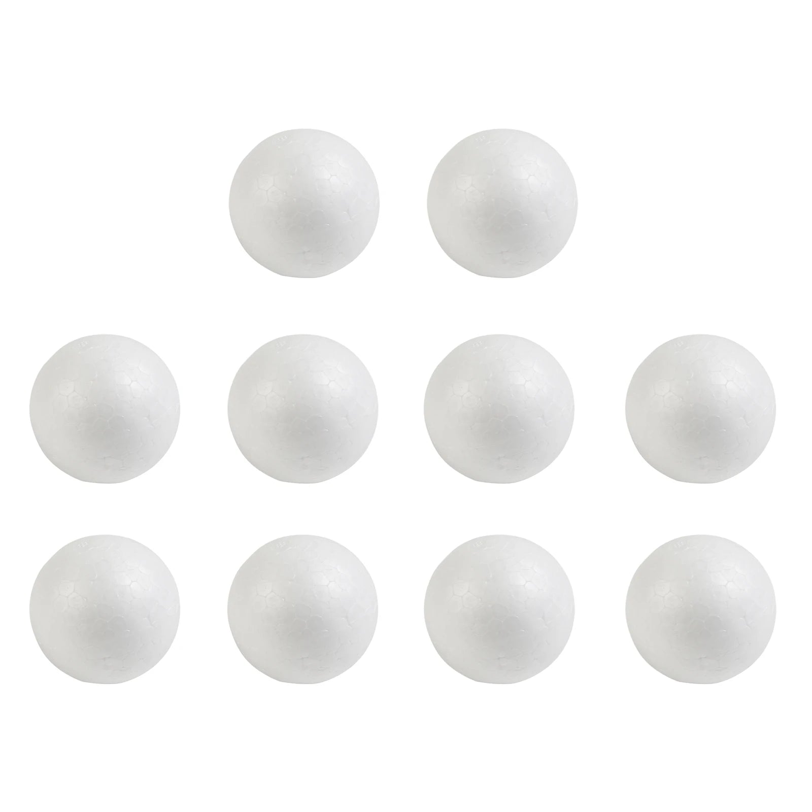 10pcs Solid Foam Ball Polystyrene Balls 50mm-100mm  Round DIY Accessory Handmade For Party Celebration Christmas Decoration Beauty World Shop