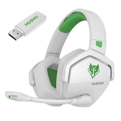 NUBWO G06 2.4G Dual Wireless Gaming Headset 5ms Low Latency 7.1 Surround ENC Mic For PC PS4 PS5 Gaming Bluetooth Headphones Beauty Fashion