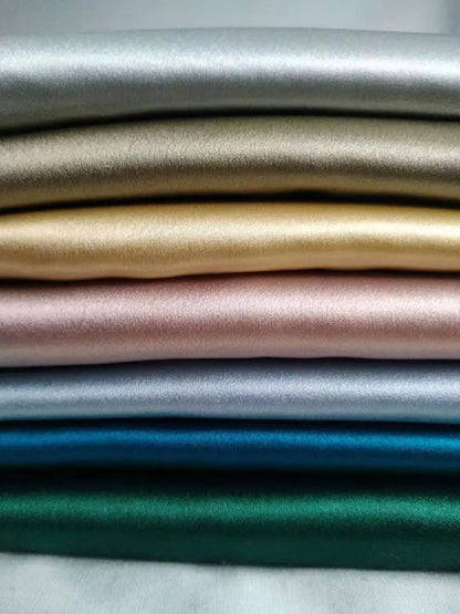 JuwenSilk silky stain pillowcase silky pillowcase natural silk pillowcase mulberry silk pillow case standard queen k Beauty World Shop