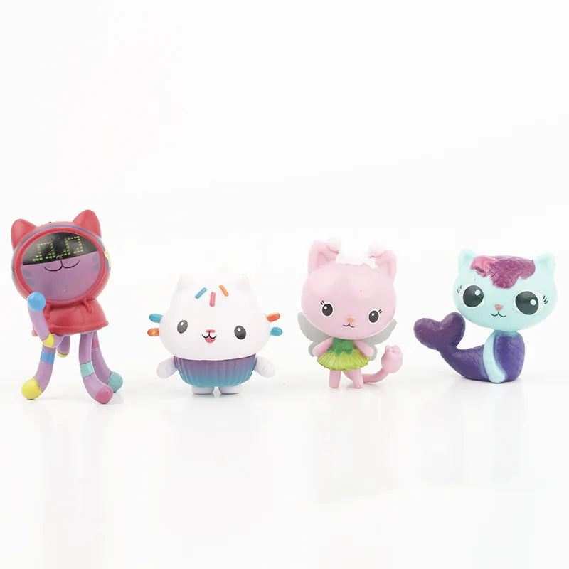 13pcs/set Gabby's Dollhouse Action Figure Cute Doll Collection Model Toys Beauty World Shop