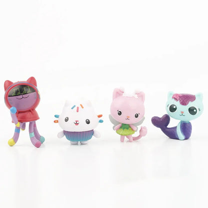 13pcs/set Gabby's Dollhouse Action Figure Cute Doll Collection Model Toys Beauty World Shop