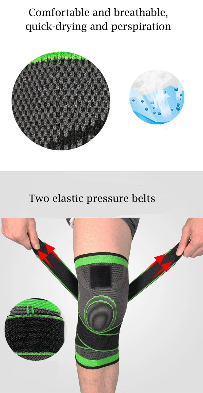 1pc Knee Brace Knee Sleeve Support For Men And Women Knee Pads For Running, Hiking Meniscus Tear Arthritis Joint Pain Relief Beauty World Shop