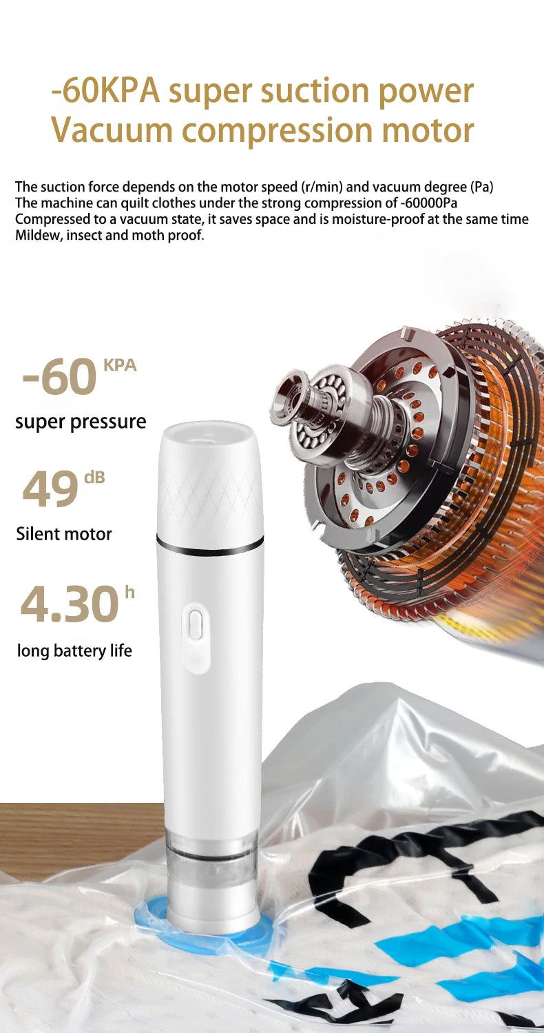 Mini Handheld Vacuum Sealer Machine Kitchen Vacuum Packer Machine Small Sealing Machine Portable USB Electric Food Vacuum Sealer Beauty World Shop