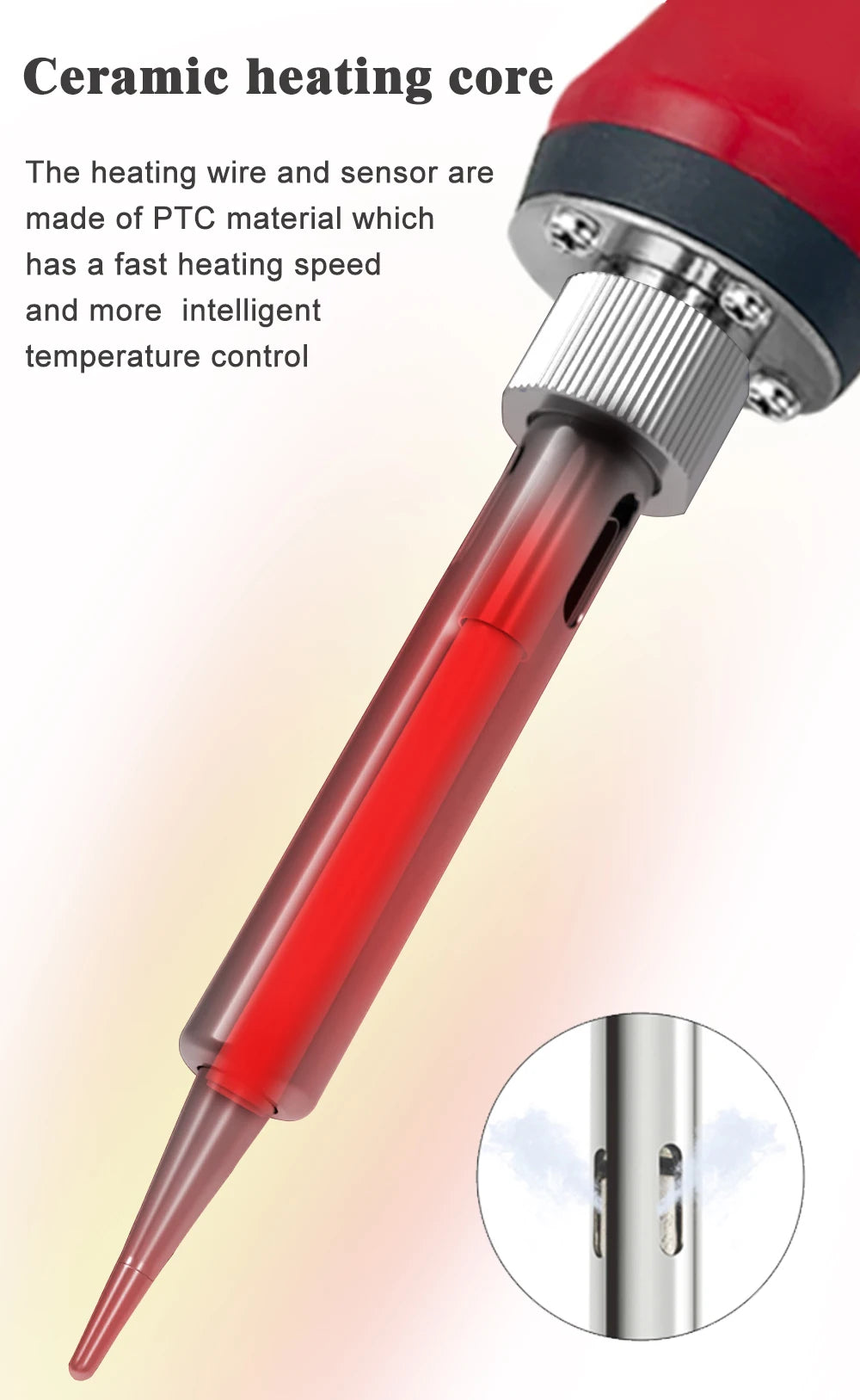 80W Soldering iron kit adjustable temperature LCD solder welding tools Ceramic heater soldering tips Tweezers soldering wire Beauty World Shop