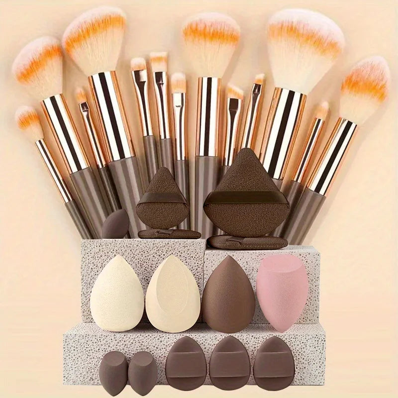 Makeup Brushes 8-29Pcs Makeup Kit Professional Women Cosmetic Soft Powder Brush Eyeshadow Foundation Full Set Travel Beauty Tool Beauty World Shop