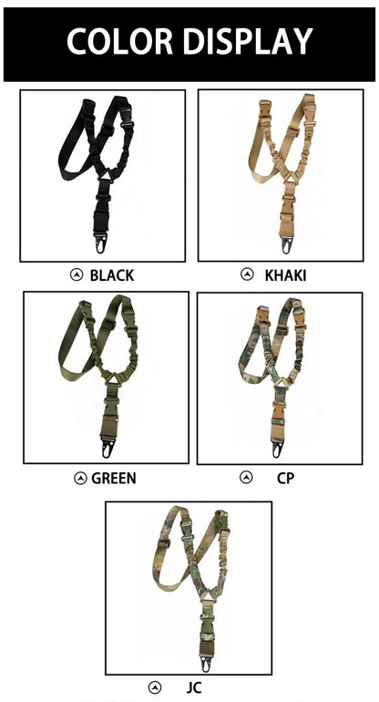 2025 Outdoor Tactical Harness Single-Point CS Gun Rope Diagonal Safety Rope Unisex Camouflage Tactical Belt for Hunting Sports Beauty World Shop