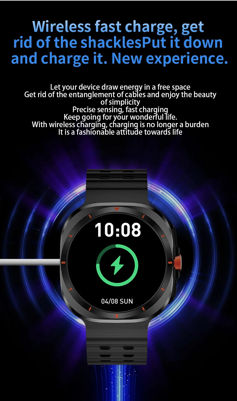 G.L Wear 2025 New Smartwatch for Men Heart Rate Monitoring Bluetooth Calling Fitness Tracking Pedometer Men's Smartwatch Beauty World Shop