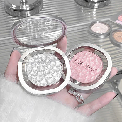 LEEINTO color-glowing high-gloss powder pearlescent powder brightens up the make-up eye shadow disc Beauty Trend Shop