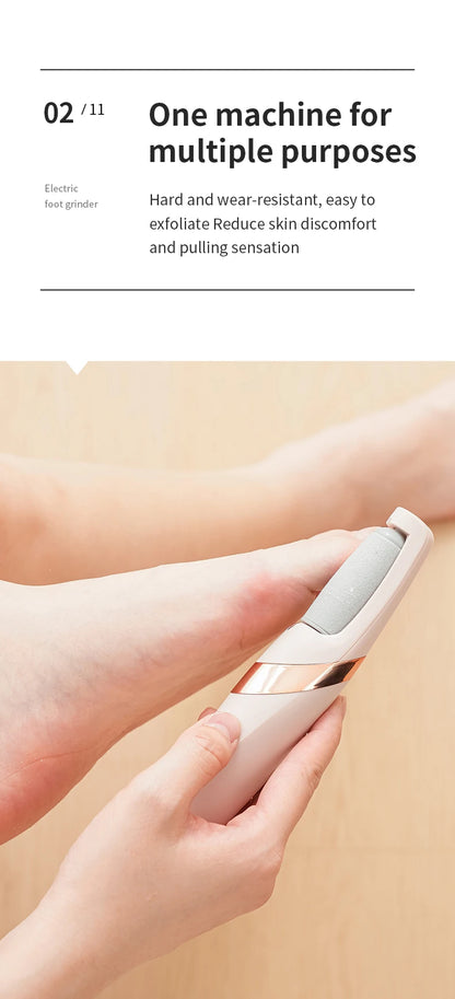 HOMEFISH Electric Foot Grinder Automatic Foot Callus Rubbing Pedicure Dead Skin Callus Remover for  Foot Beauty Machine Beauty World Shop