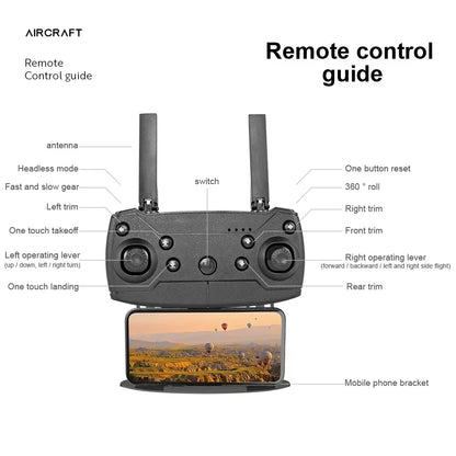 E99 K3 Pro HD 4K Drone with Dual Camera WiFi FPV Aerial Photography RC Quadcopter High Hold Mode Beauty Fashion