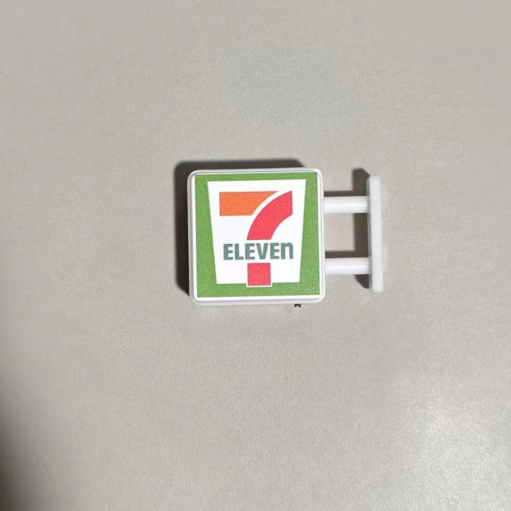3d Magnetic Fridge Stickers Convenience Store Magnets Light Signs Ornaments Sam'S Supermarket Luminous Light Box Decorative Beauty World Shop