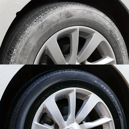 Black Shiny Tire wax - durable, long-lasting protection and repair for all kinds of tires - prevents cracks and whitens Beauty World Shop