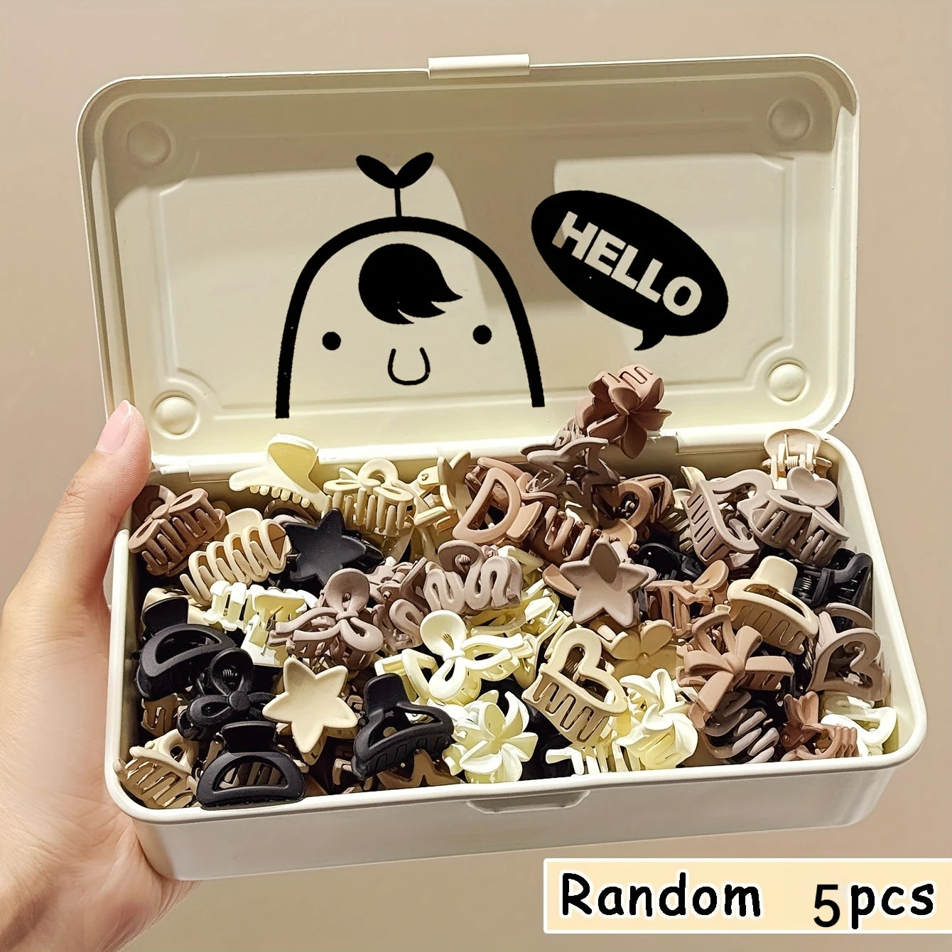 5/10/20/30pcs Beige Mixed Pack Small Clips, Cute Girl Accessories - Perfect for Daily Use, Special Occasions, or Travel Gifts Beauty World Shop