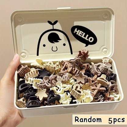 5/10/20/30pcs Beige Mixed Pack Small Clips, Cute Girl Accessories - Perfect for Daily Use, Special Occasions, or Travel Gifts Beauty World Shop