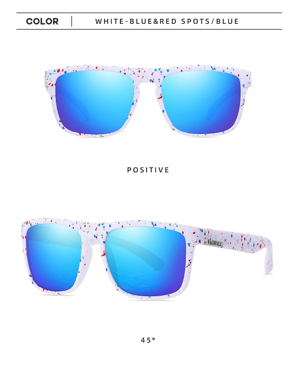 VAGHOZZ Brand Classic Sunglasses Men UV400 Fishing Sun Glasses Women Square Outdoor Male Sport Eyewear Driving Shades Beauty World Shop