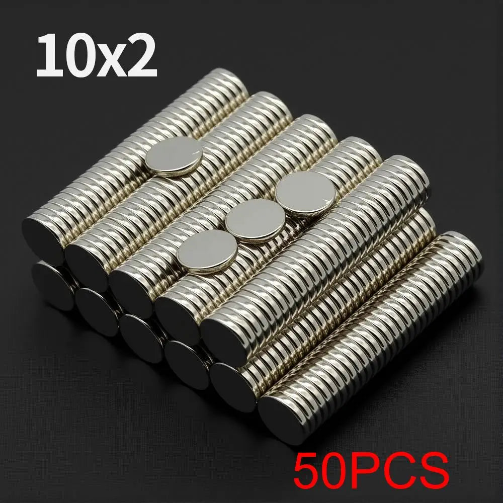 Powerful Neodymium Magnet N35 NdfeB Permanent Magnetic imanes Round Super Strong Fridge Magnets DIY 2/4/5/6/8/10x2/3mm Beauty World Shop
