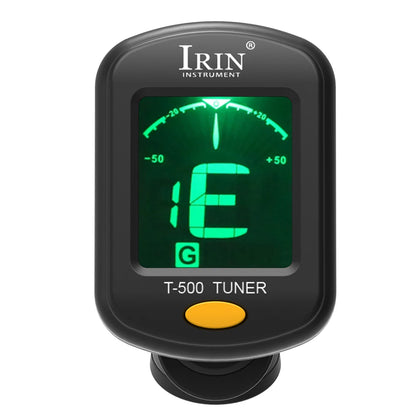 IRIN T-500 Guitar Tuner Rotatable Clip-on Tuner LCD Display for Chromatic Acoustic Guitar Bass Ukulele Guitar Parts & Accessory Beauty World Shop