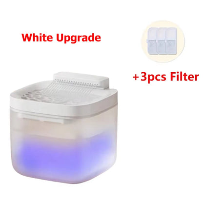 Pet Water Fountain With 3pcs Filter chips Auto circulation 3L large capacity Ideal for cats & dogs Replacement Filter for sale