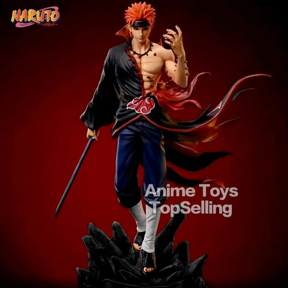 22.5cm/8.86in Anime Figures Naruto Figure Pain Figure PVC Statue Collection Model Toy Gifts Beauty World Shop