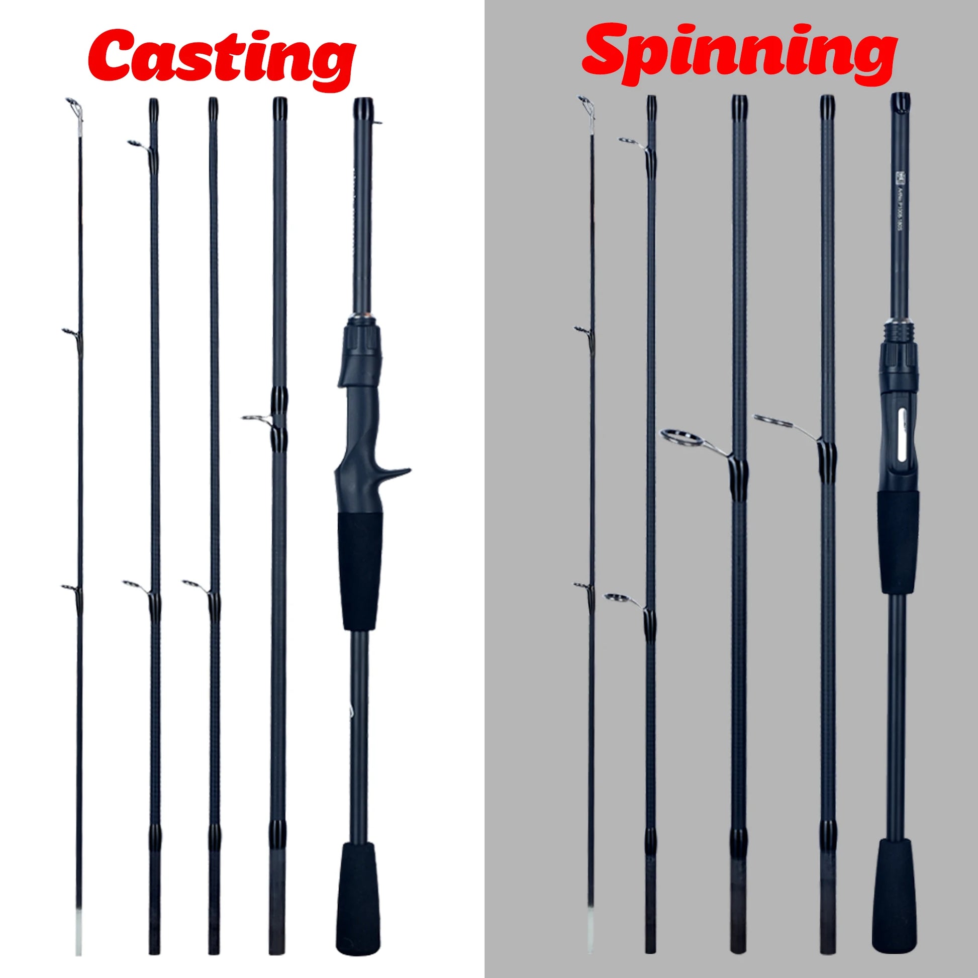 PHISHGER Spinning Baitcasting Travel Carbon Mini Goods For Fishing Rods Casting Weight 5-30g M Fast Ultralight Lure Trout Pole Beauty World Shop
