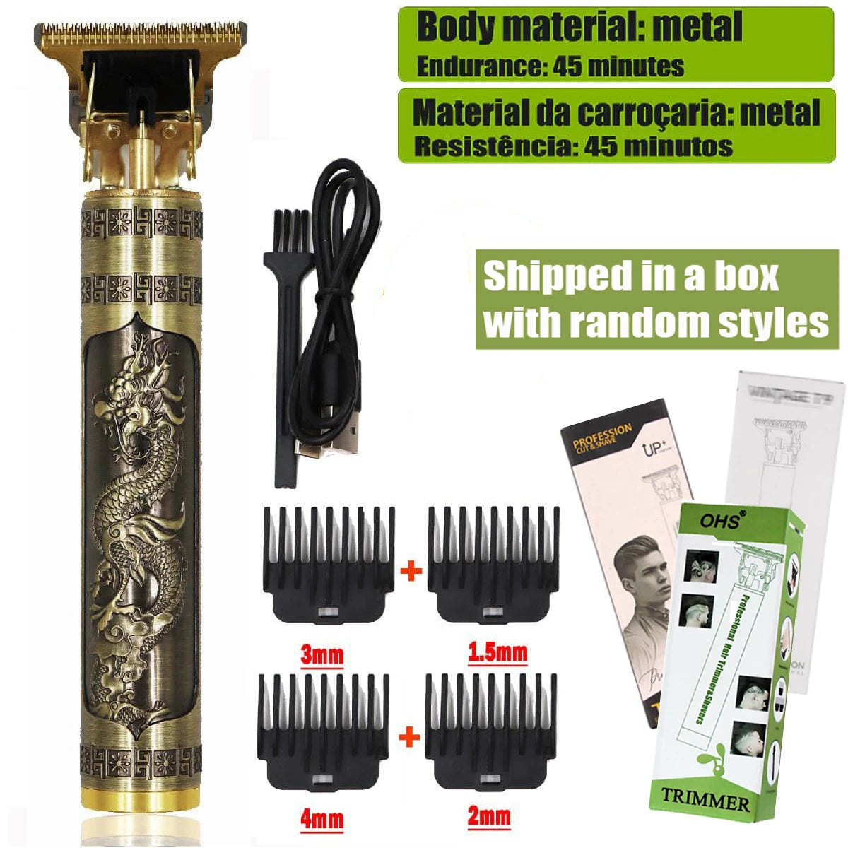T9 Hair Clipper Repair Beard Shaving Body Hair Trimmer Clippers Electric Machine Men Haircut Machine 0mm Barber Shaver Beauty World Shop