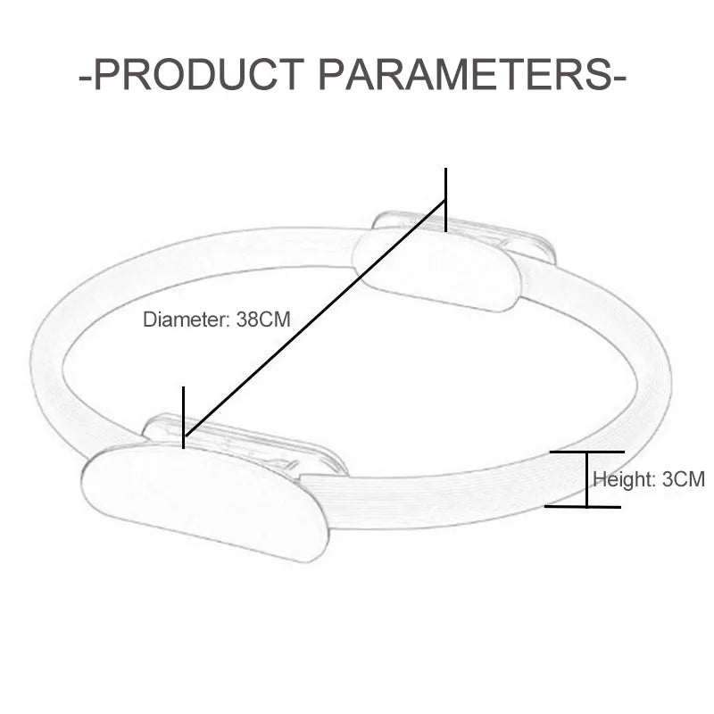 Pilates and Yoga Ring Circle Pack Ring for Pilates Ring Kit Betterme Circle Equipment Pilates Set for Home Workout YJQ01 Beauty World Shop