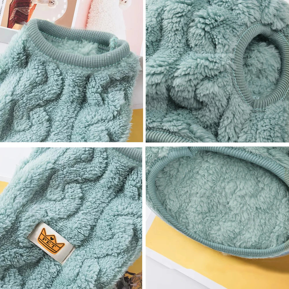 Soft Cozy Cat Clothes Autumn Winter Warm Fleece Sweatshirt for Small Dogs Puppy Kitten Jacket Coat Pet Sphynx Costume Sweater Beauty World Shop