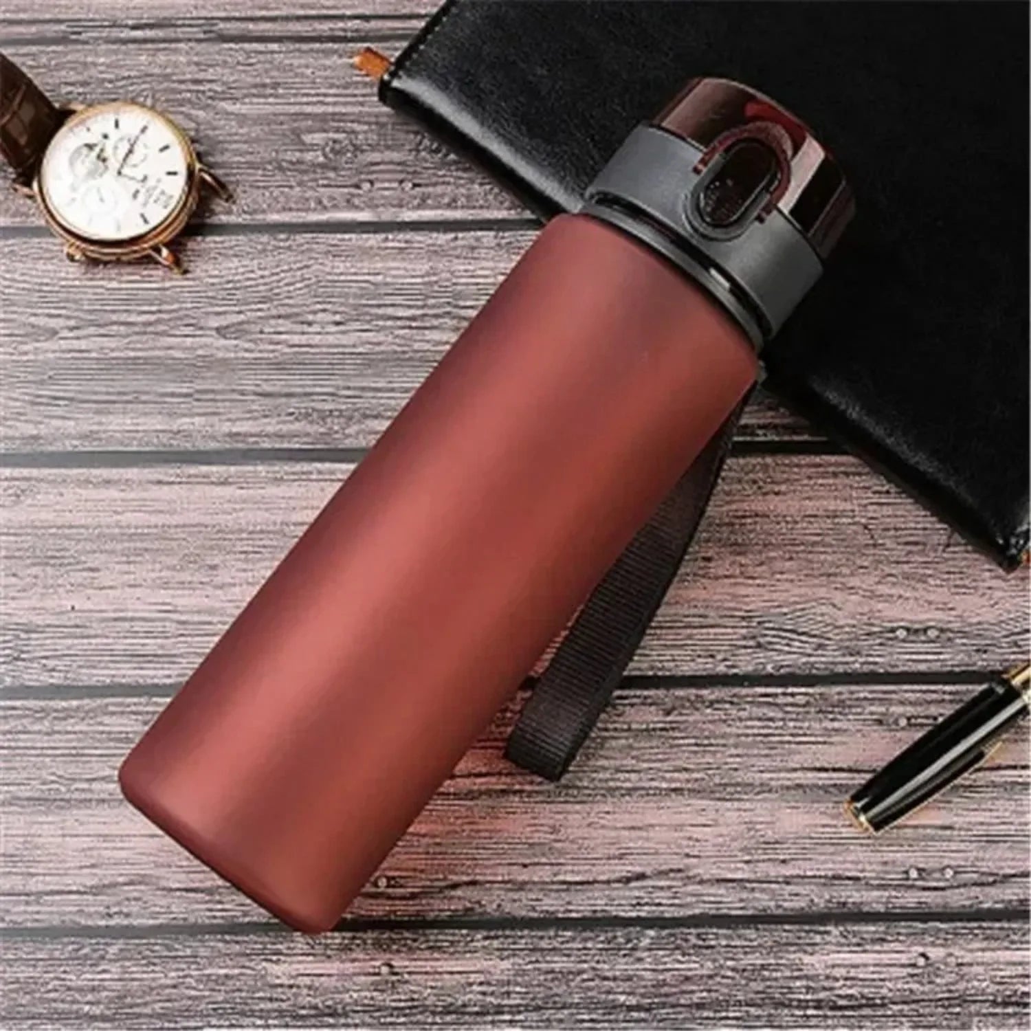 Leak-free sports water bottle, portable for travel and hiking. My favorite beverage bottle is 400ml and 560ml Beauty World Shop