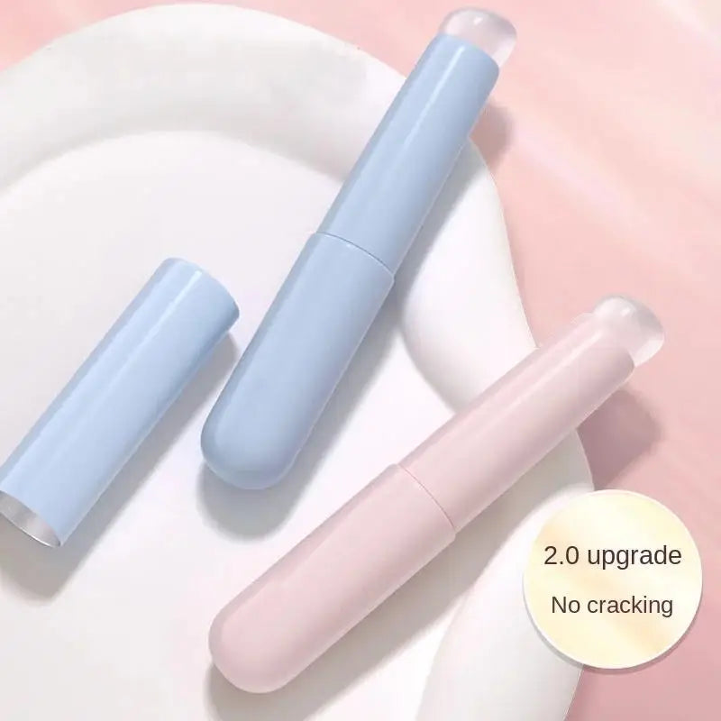 Silicone Lip Brushe with ABS Plastic Handle, Portable Lipstick & Lip Balm Applicator with Cap,Perfect Blending & Smudge Cover Beauty World Shop