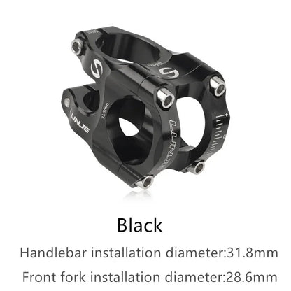 MTB Road Bike Stem CNC Mountain Bicycle Bridge Short Power 31.8mm High Strength Climbing Riser Beauty World Shop