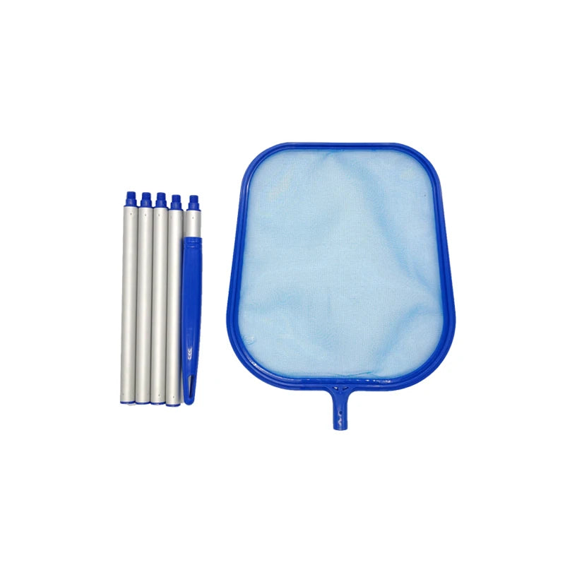 Pool Skimmer Net with 5 Aluminum Pole Sections 64'', Cleaning Leaf of Swimming Pools, Spas, Hot Tubs and Fountains Beauty World Shop