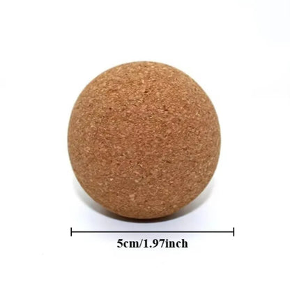 Cork Massage Ball for Muscle Relaxation, Deep Tissue Massager for Back & Shoulders, Portable Self-Care Tool Beauty World Shop