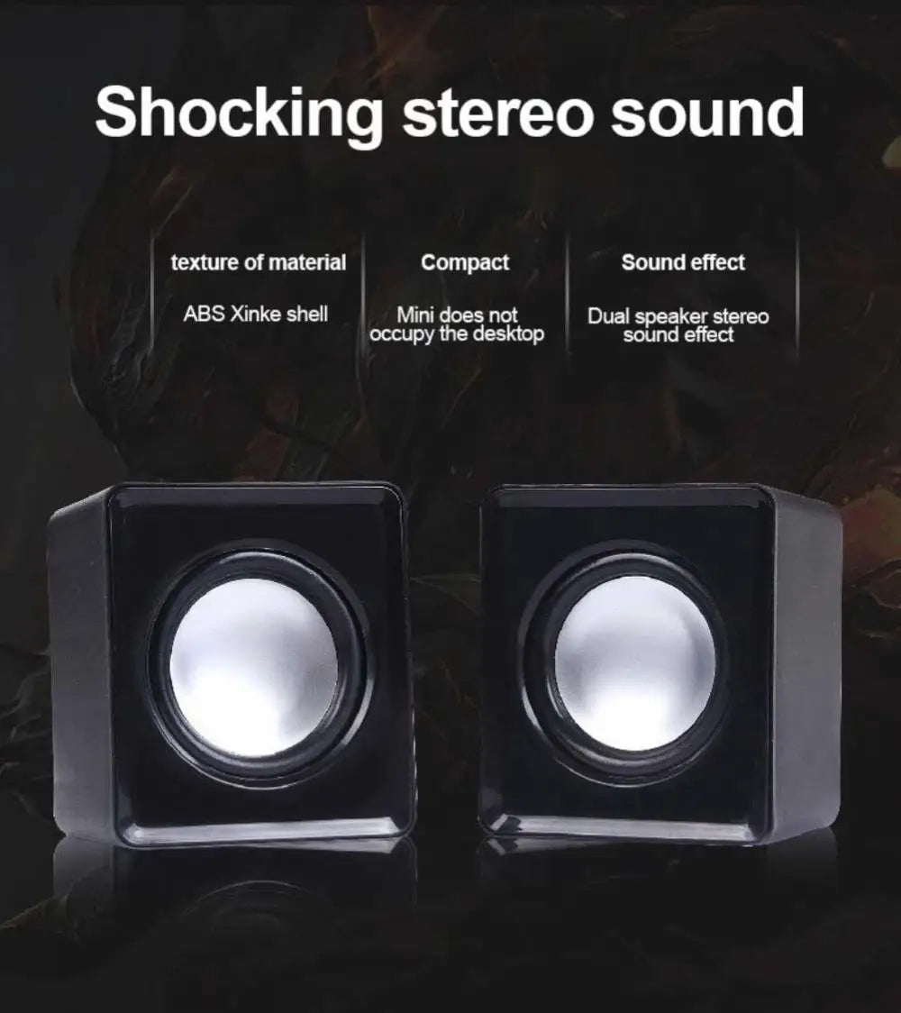 PC Speaker For Computer Laptop Notebook Desktop Caixa De Som Mini Sound Box Music Bocina Column Acoustics Coluna Audio System