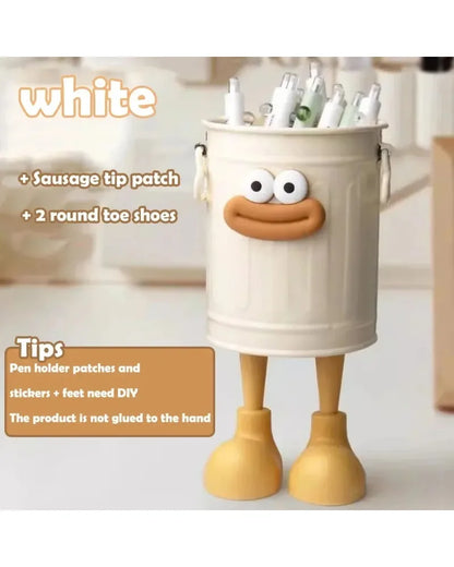 1 Pcs Cartoon Desk Organizer - Cute Stationery Storage for Pen/Pencil Office Home Study Simple Design Pen/Pencil Holder Beauty Trend Shop