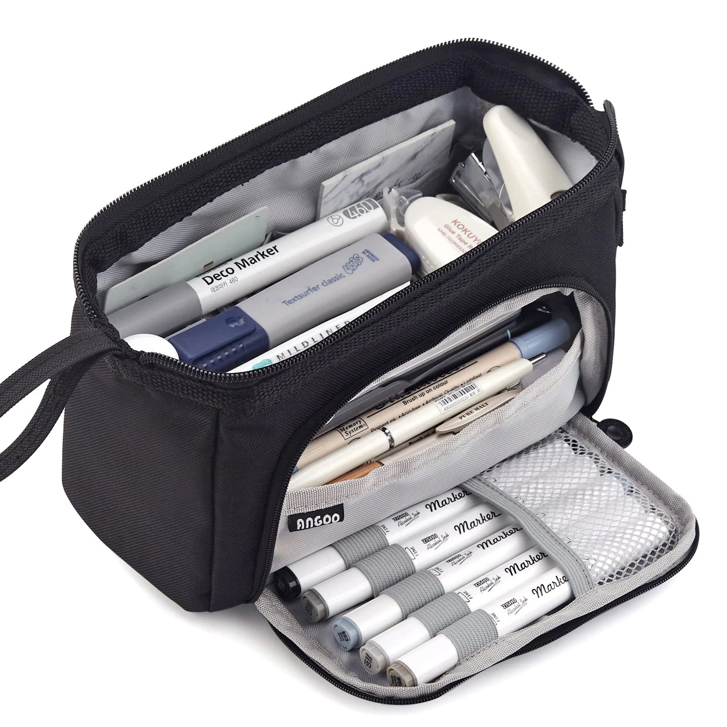 Large Capacity Pencil Case Cute Student Pencil Cases Big Pen Bag Case Storage Box Boy Girl Kid Office School Stationery Supplies Beauty World Shop
